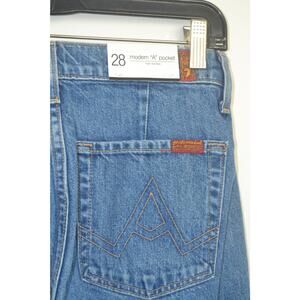7 For All ManKind A Pocket Jeans With Slight Flare Size 28
